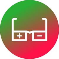 bril voorschrift creatief icoon ontwerp vector