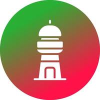 vuurtoren creatief icoon ontwerp vector