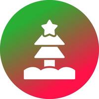 Kerstmis boom creatief icoon ontwerp vector