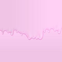 Realistische roze verfachtergrond met een vorm van een gezicht, vectorillustratie