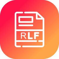 rlf creatief icoon ontwerp vector