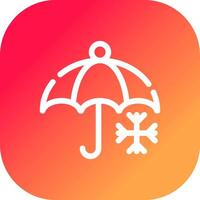 paraplu creatief icoon ontwerp vector