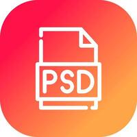 psd het dossier creatief icoon ontwerp vector