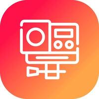 actie camera creatief icoon ontwerp vector