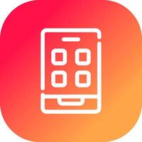 mobiel app creatief icoon ontwerp vector