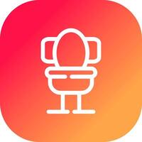 toilet creatief icoon ontwerp vector