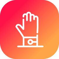 handschoen creatief icoon ontwerp vector