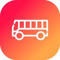 bus creatief icoon ontwerp vector