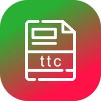 ttc creatief icoon ontwerp vector