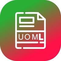 uoml creatief icoon ontwerp vector