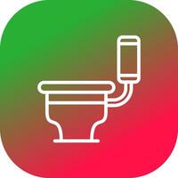 toilet creatief icoon ontwerp vector