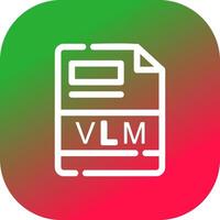 vlm creatief icoon ontwerp vector