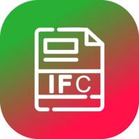 ifc creatief icoon ontwerp vector