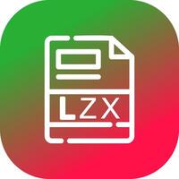 lzx creatief icoon ontwerp vector