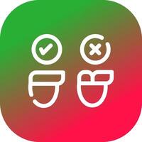 selectie creatief icoon ontwerp vector