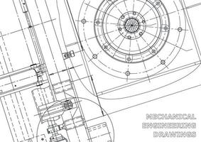 vectorbanner. technische tekening. mechanische instrumenten maken vector