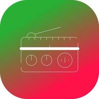 radio creatief icoon ontwerp vector
