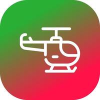 helikopter creatief icoon ontwerp vector