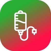 transfusie creatief icoon ontwerp vector
