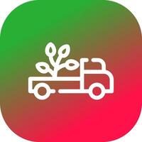 levering vrachtauto creatief icoon ontwerp vector