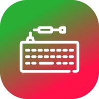 toetsenbord creatief icoon ontwerp vector