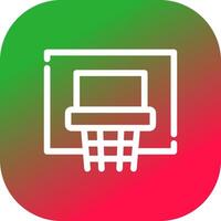 basketbal creatief icoon ontwerp vector