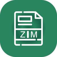 zim creatief icoon ontwerp vector