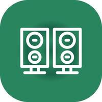 luidsprekers creatief icoon ontwerp vector