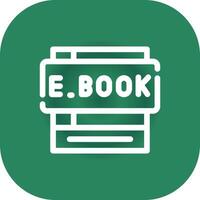 e-boeken creatief icoon ontwerp vector