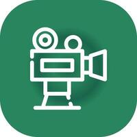 video camera creatief icoon ontwerp vector