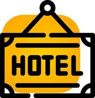 hotel creatief icoon ontwerp vector