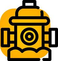 brand hydrant creatief icoon ontwerp vector