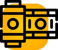 camera rollen creatief icoon ontwerp vector