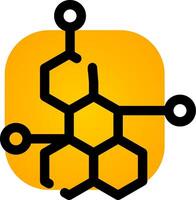 molecuul creatief icoon ontwerp vector