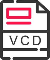 vcd creatief icoon ontwerp vector