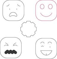 waarnemen emoties creatief icoon ontwerp vector