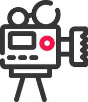 video camera creatief icoon ontwerp vector