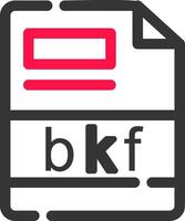 bkf creatief icoon ontwerp vector