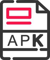 apk creatief icoon ontwerp vector