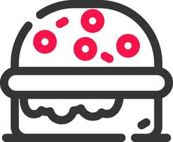 burguer creatief icoon ontwerp vector