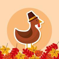 gelukkig thanksgiving day vector ontwerp