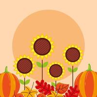 gelukkig thanksgiving day vector ontwerp