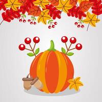 gelukkig thanksgiving day vector ontwerp