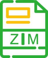 zim creatief icoon ontwerp vector