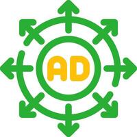 reclame inzending creatief icoon ontwerp vector