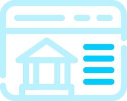 online bank creatief icoon ontwerp vector