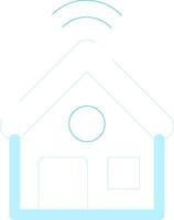 slim huis creatief icoon ontwerp vector