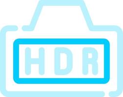 hdr creatief icoon ontwerp vector