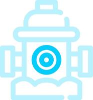 brand hydrant creatief icoon ontwerp vector