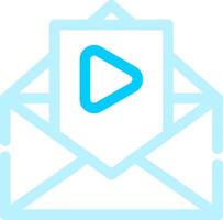 video e-mail creatief icoon ontwerp vector